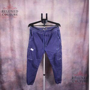 Zara Blue Cargo Pants